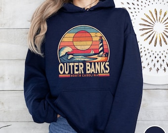 Outer Banks Hoodie OBX Hoodie North Carolina Coverup Beach Vacation Hoodie NC Hoodie North Carolina Lover Gift Pogue Life Tee Surf Hoodie