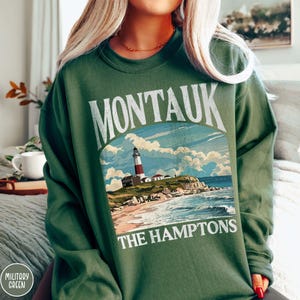Montauk Sweatshirt Hamptons Sweater New York City Sweatshirt NYC Bachelorette Shirt Hamptons Bachelorette Crewneck Montauk Gift for Her