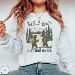 Funny Hiking Sweatshirt Funny Camping Sweater Outdoors Gift Park Ranger Aesthetic Granola Girl Crewneck Gift for Hiking Lover Hiking Mom Sweatshirt