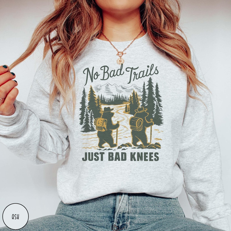 Funny Hiking Sweatshirt Funny Camping Sweater Outdoors Gift Park Ranger Aesthetic Granola Girl Crewneck Gift for Hiking Lover Hiking Mom Sweatshirt