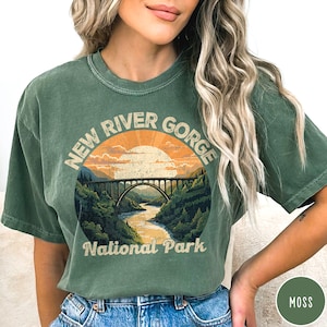 West Virginia Shirt New River Gorge Shirt New River Gorge National Park Shirt West Virginia State Shirt Hiking Shirt Appalachian Mountain