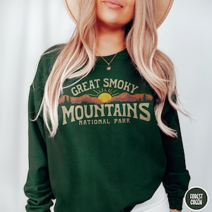 Great Smoky Mountains Sweatshirt Great Smoky Mountains National Park Shirt Tennessee Sweatshirt Tennessee Sweater Hiking Sweatshirt