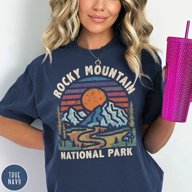 Rocky Mountain National Park Shirt Colorado Shirt Colorado Traveler Shirt Colorado Crewneck Hiking Clothes Mountains Crewneck Granola Girl Shirt