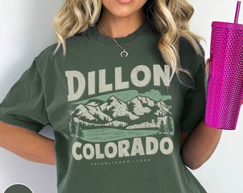 Lake Dillon Colorado Shirt Rocky Mountain Hiking Shirt Colorado Vacation Tee Lake Life Shirt Camping Crewneck Colorado State Shirt Adventure