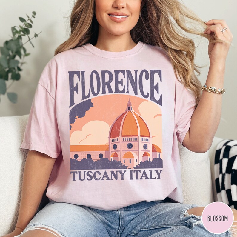 Florence Italy Shirt Italia Shirt Tuscany Shirt Travel Florence Shirt Travel Italy Gift Italy Trip Shirt Italy Travel Shirt Italy Honeymoon Italy Souvenir Shirt