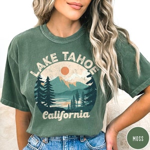 Lake Tahoe Shirt California Shirt Lake Life Shirt Lake Tahoe Crewneck Lake Shirt Nevada Shirt Ski Shirt Hiking Shirt Mountain Shirt Truckee