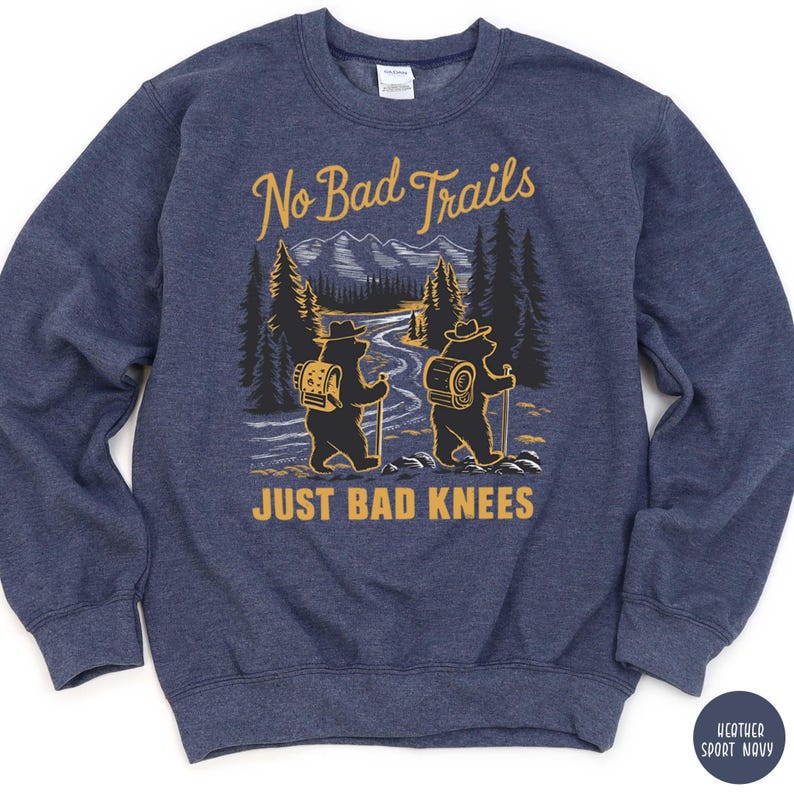 Funny Hiking Sweatshirt Funny Camping Sweater Outdoors Gift Park Ranger Aesthetic Granola Girl Crewneck Gift for Hiking Lover Hiking Mom Sweatshirt