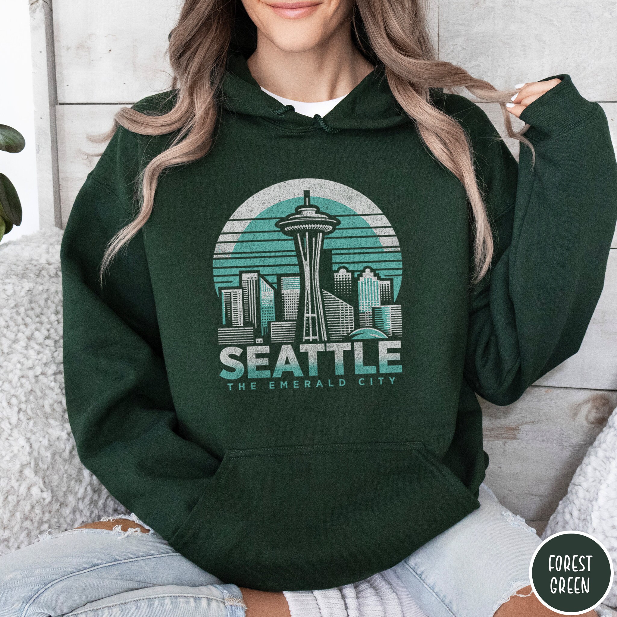 Seattle Washington Hoodie Seattle Sweatshirt Washington