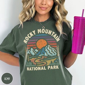 Rocky Mountain National Park Shirt Colorado Shirt Colorado Traveler Shirt Colorado Crewneck Hiking Clothes Mountains Crewneck Granola Girl Shirt