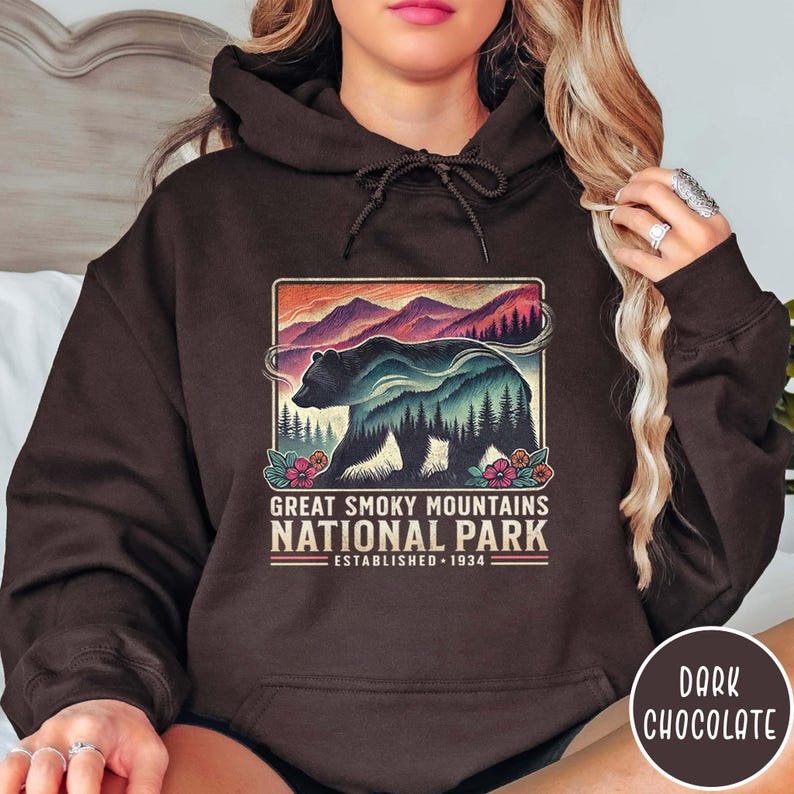 Great Smoky Mountains Hoodie Tennessee Hoodie Tennessee Sweatshirt Great Smoky Mountains National Park Sweatshirt Gatlinburg Trip Hoodie
