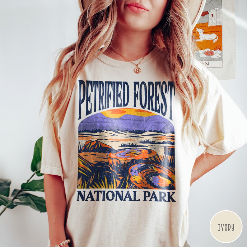 Petrified Forest National Park Shirt Arizona Desert Shirt US National Parks Arizona Shirt Desert Tee National Park Gift Petrified Forest Shirt Outdoor Adventure Shirt Nature Travel Gift Forest Tshirt Travel Shirt