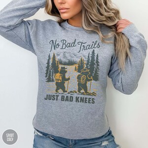 Funny Hiking Sweatshirt Funny Camping Sweater Outdoors Gift Park Ranger Aesthetic Granola Girl Crewneck Gift for Hiking Lover Hiking Mom Sweatshirt