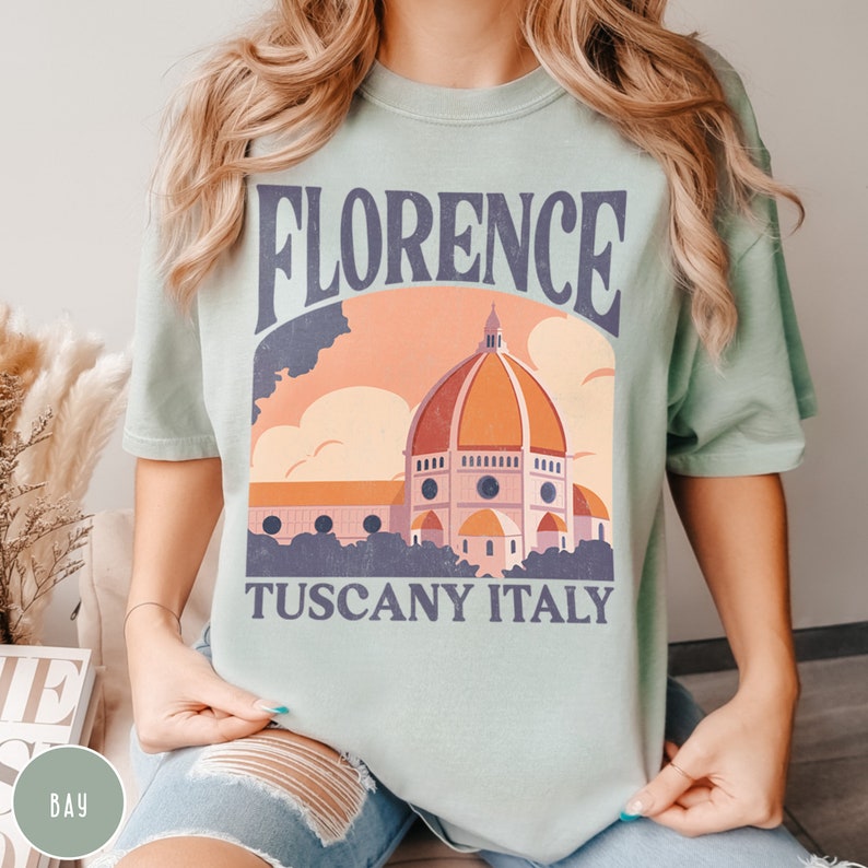Florence Italy Shirt Italia Shirt Tuscany Shirt Travel Florence Shirt Travel Italy Gift Italy Trip Shirt Italy Travel Shirt Italy Honeymoon Italy Souvenir Shirt