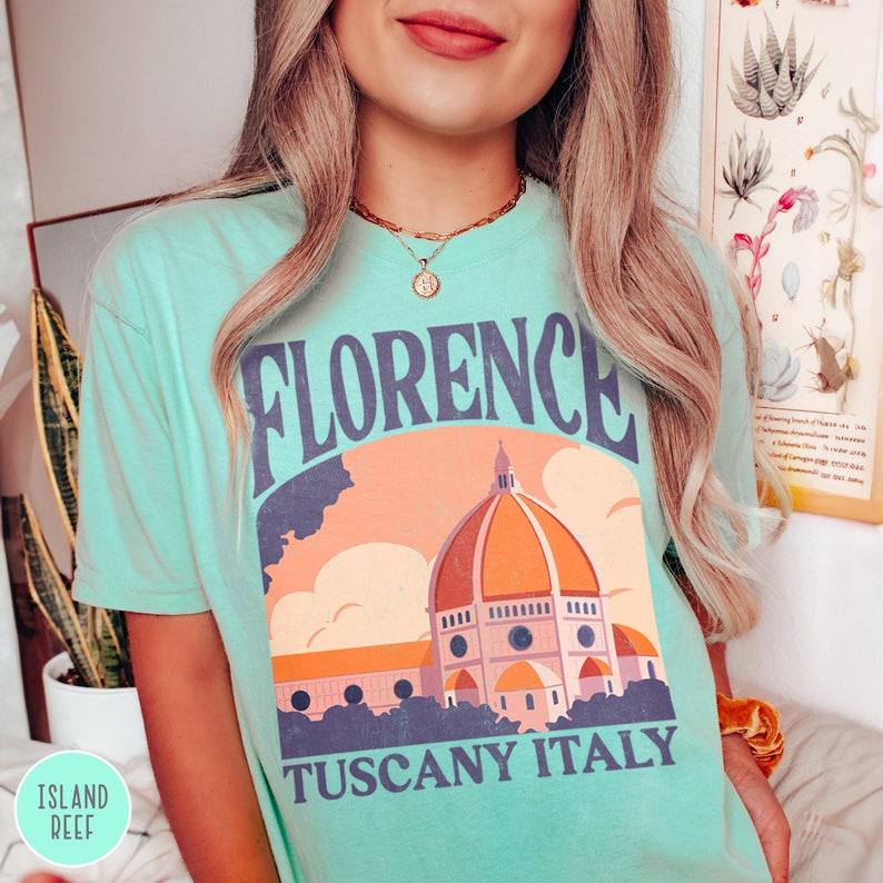 Florence Italy Shirt Italia Shirt Tuscany Shirt Travel Florence Shirt Travel Italy Gift Italy Trip Shirt Italy Travel Shirt Italy Honeymoon Italy Souvenir Shirt