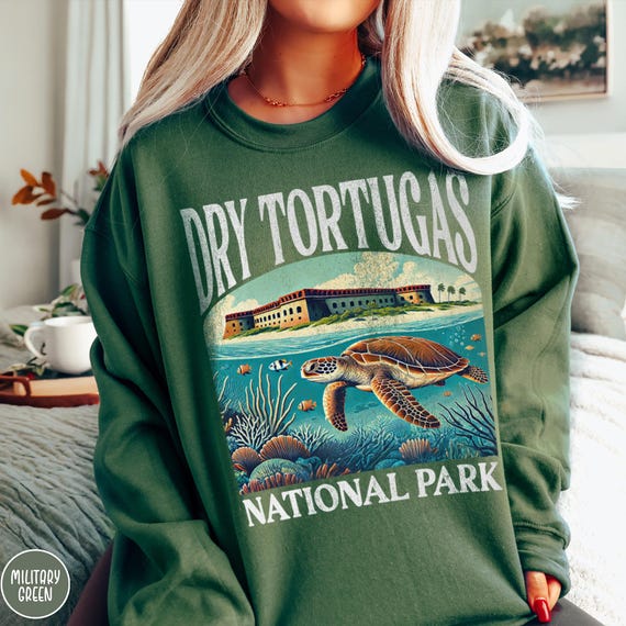 Sea Turtle Florida Crewneck Sweatshirt Sea Turtle Florida Crewneck Sweatshirt