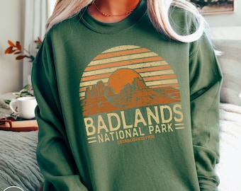 Badlands National Park Sweatshirt Badlands Sweatshirt South Dakota Sweatshirt Badlands National Park Gift For Her Go West Sweatshirt