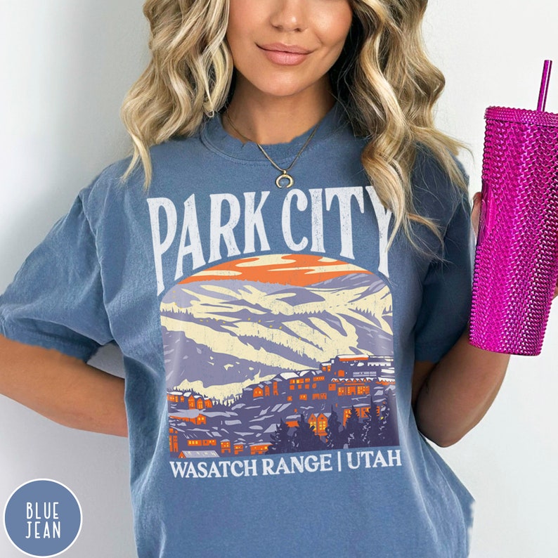 Park City Shirt Park City Ski Shirt Utah Shirt Utah Gift For Her Ski Bachelorette Shirt Apres Ski Shirt Salt Lake City Shirt Utah Crewneck