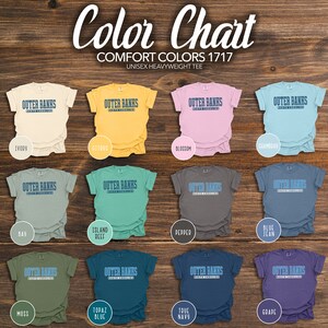 Outer Banks Shirt North Carolina Shirt Vintage Beach Shirt OBX Shirt Outerbanks Shirt Comfort Colors Tee Oversized T-shirt Swimsuit Coverup afbeelding 8