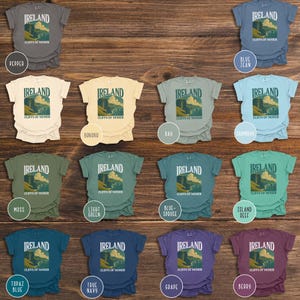 Ireland Cliffs of Moher Comfort Color Vacay Souvenir World Traveler Natural Destination Print Gift Adventure Wanderlust Shirt