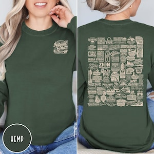 Vintage National Parks Long Sleeve Shirt 63 US National Park Lover Shirt Park Ranger Crewneck Parks Gift for Her Comfort Colors Long Sleeve Shirt Granola Girl Shirt