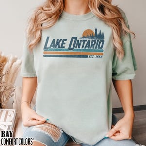 Lake Ontario Great Lakes Shirt Vintage Quiet Activism Tee Comfort Colors Canada Tee Gulf of Mexico Subtle Anti Trump Shirt Travel Shirt Bay