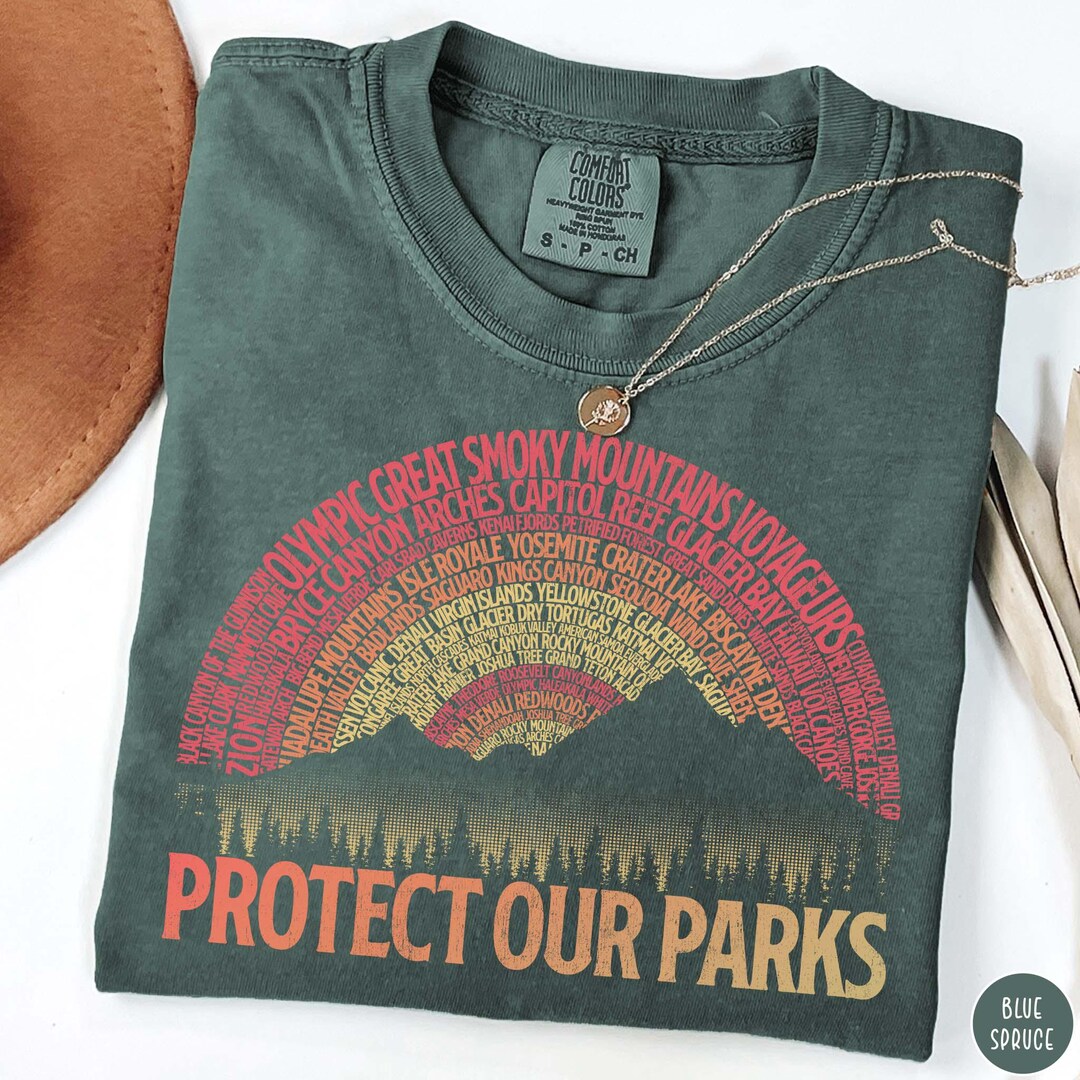 Protect Our Parks Shirt 63 National Parks Shirt Park Ranger Tee Outdoor ...