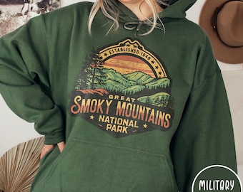Great Smoky Mountains National Park Hoodie Smoky Mountains Sweatshirt Smoky Mountains Hoodie Tennessee Hoodie Tennessee Sweatshirt Hiking