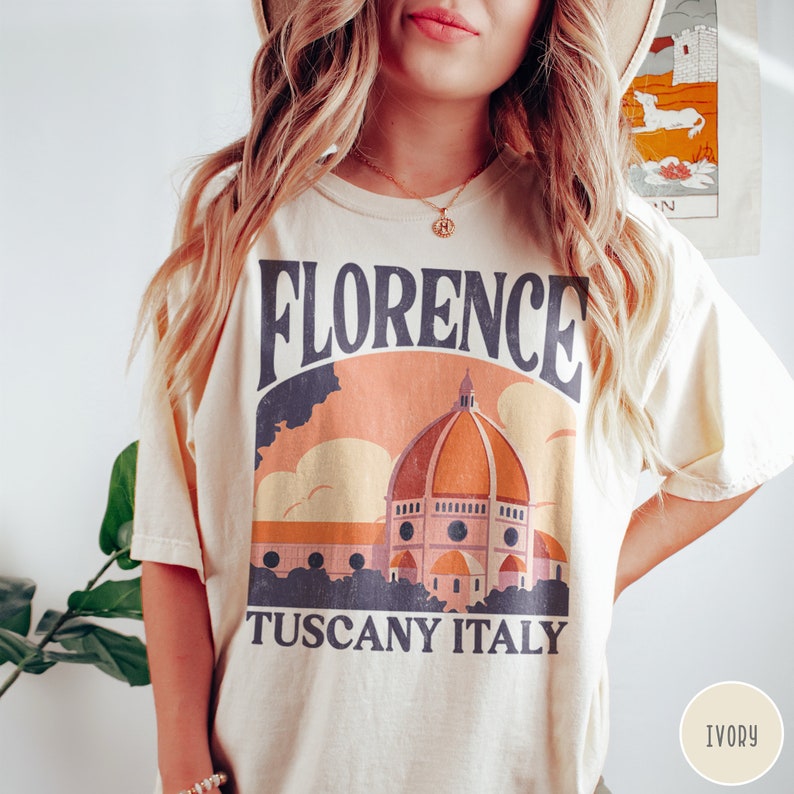 Florence Italy Shirt Italia Shirt Tuscany Shirt Travel Florence Shirt Travel Italy Gift Italy Trip Shirt Italy Travel Shirt Italy Honeymoon Italy Souvenir Shirt