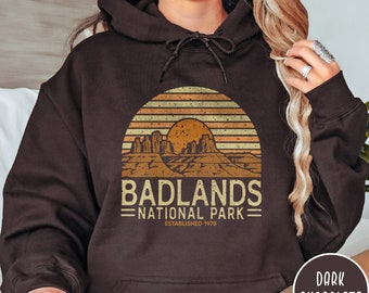 Badlands National Park Hoodie South Dakota Hoodie National Parks List Hoodie South Dakota Trip Hoodie Vintage Western Hoodie Desert Hoodie