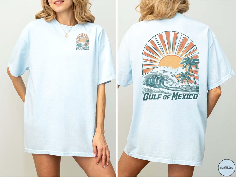Gulf of Mexico Shirt Gulf Coast Shirt Mexico Beach Tee Gulf of Mexico Gift for Mexico Lover Gift Mexican Pride Shirt Texas Beach Shirt