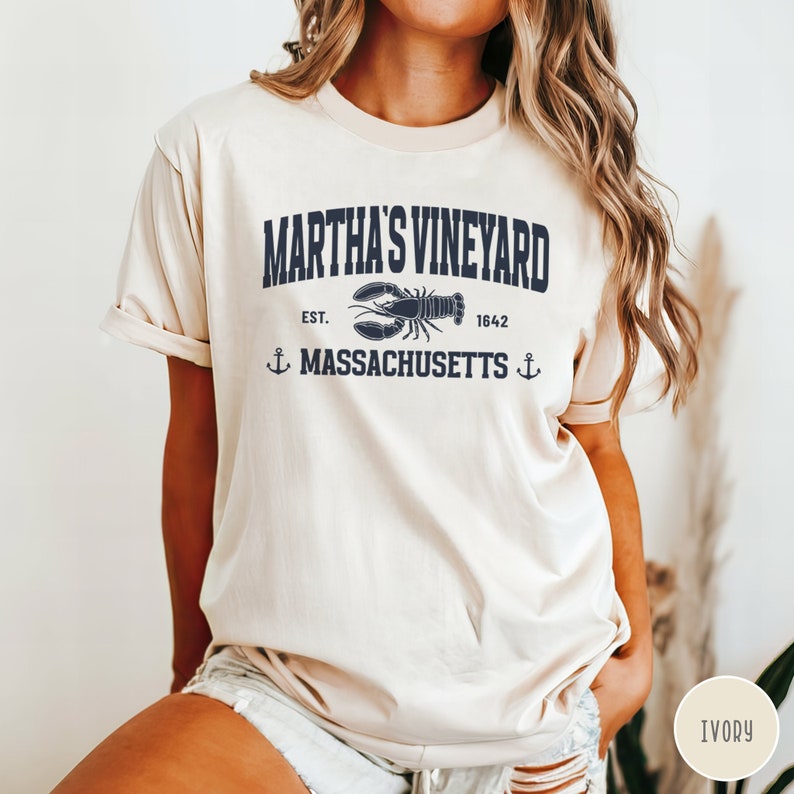 Martha's Vineyard Shirt Martha's Vineyard Massachusetts Vacation Shirt Martha's Vineyard Wedding Gift Bachelorette Shirt Massachusetts Shirt