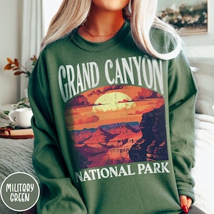 Grand Canyon Sweatshirt, Grand Canyon National Park Sweatshirt, Arizona Sweatshirt, Grand Canyon Park, Hiking Sweater, Grand Canyon Sweater