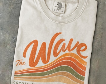 The Wave Arizona Hiking Shirt Coyote Buttes North Tee Retro Desert Sandstone TShirt Southwest Adventure Vermilion Cliffs Natural Wonder Gift