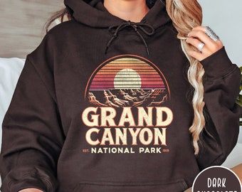 Vintage Grand Canyon Arizona Hoodie Grand Canyon National Park Hoodie Arizona Trip Sweater Grand Canyon Travel Desert Sweater Granola Girl