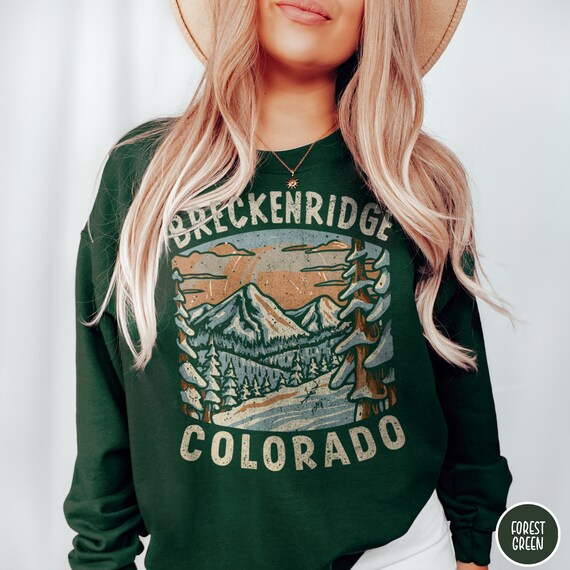 Breckenridge Sweatshirt Ski Sweatshirt Colorado Sweatshirt