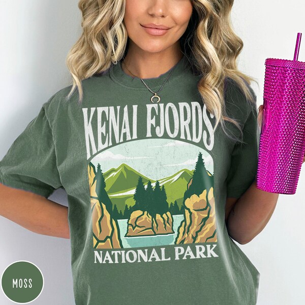 Alaska Shirt Kenai Fjords National Park Shirt Alaska Cruise Shirt Alaska National Park Shirt Alaska Crewneck Alaska Vacation Alaska Family T