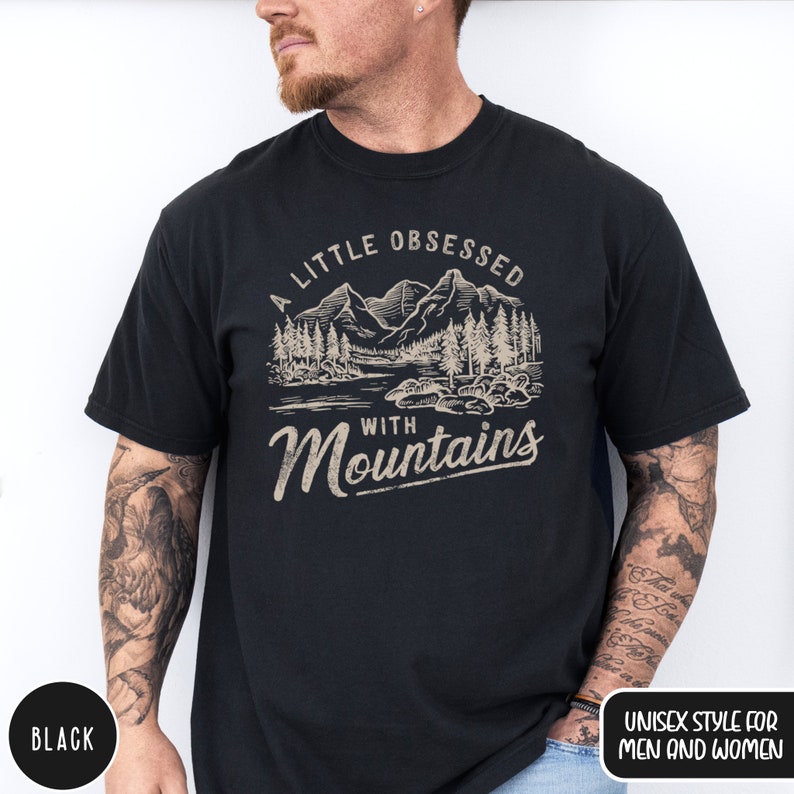 Funny Mountain Lover Shirt Mountain Climbing Crewneck Hiking Tee Gift for Climber Gift for Hiker Funny Camping Shirt Granola Girl Outdoorsy
