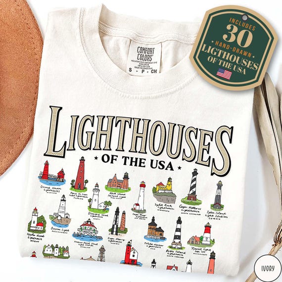 Lighthouse Lover Summer Beach Shirt Coconut Girl Coastal Vibes Beach Lover Shirt Vacation Tee Lighthouse Gift for Mom Lighthouse Lover Gift