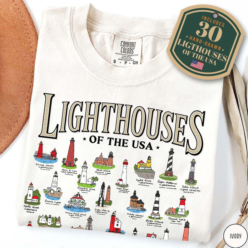 Lighthouse Lover Summer Beach Shirt Coconut Girl Coastal Vibes Beach Lover Shirt Vacation Tee Lighthouse Gift for Mom Lighthouse Lover Gift