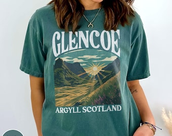 Glencoe Scotland Shirt Argyll Scotland Traveler Gift Scottish Highlands Crewneck Scotland Shirt Gift for Scotland Lover Gift Scottish Gift