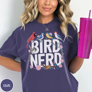 Bird Nerd Shirt Bird Watching Shirt Birding T-Shirt Funny Birdwatcher Shirt for Bird Lover Gift for Bird Watcher Gift for Birder Shirt