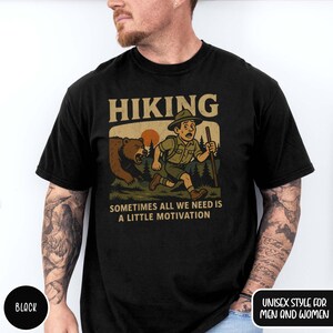 Funny Vintage Bear Hiking Shirt Scouting T-Shirt Scout Leader Gift for Girl Scout Boy Scout Camping Gift Bear Lover Shirt for Camping Lover