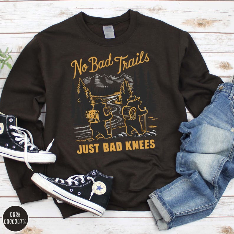 Funny Hiking Sweatshirt Funny Camping Sweater Outdoors Gift Park Ranger Aesthetic Granola Girl Crewneck Gift for Hiking Lover Hiking Mom Sweatshirt