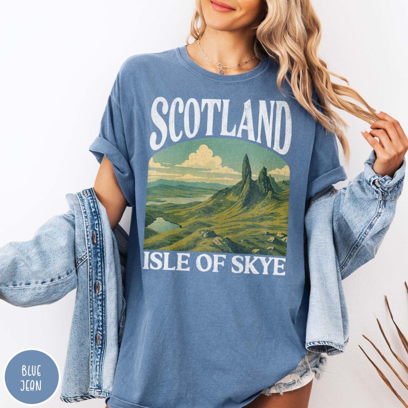 Scotland Traveler Shirt Scottish Highlands Crewneck Scotland Shirt Gift for Scotland Lover Gift for Scottish Pride Shirt Vacation Tee