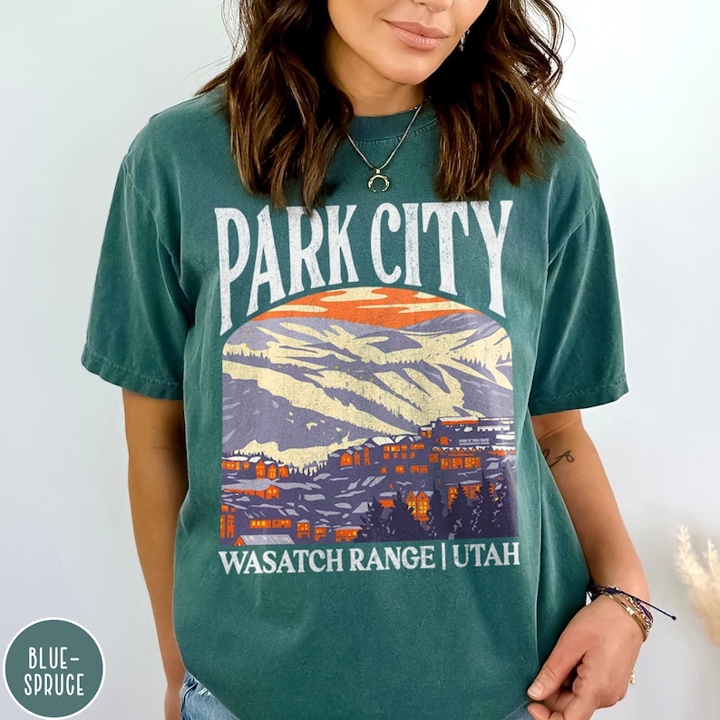 Park City Shirt Park City Ski Shirt Utah Shirt Utah Gift For Her Ski Bachelorette Shirt Apres Ski Shirt Salt Lake City Shirt Utah Crewneck