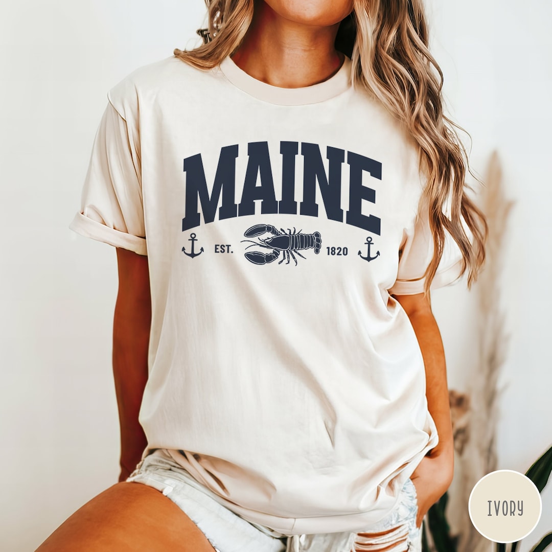 Maine Shirt | Leopard Spots | Orange main image 0