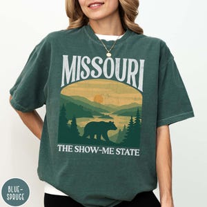 Missouri State Shirt Missouri Midwest Gift Branson Souvenir Ozarks St Louis Vacation Travel Shirt Missouri Apparel Missouri Lover Gift Tee