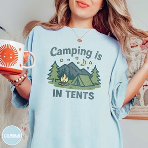 Funny Camping Gift for Her Funny Camping Shirt Girl Scout Mom Gift for Scout Leader Granola Girl Gift for Outdoor Lover Funny Tent Shirt