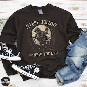Legend of Sleepy Hallow Sweatshirt Bookish Halloween Sweater Headless Horseman Halloween Movie Crewneck Halloweentown Ichabod Crane Shirt