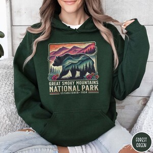 Great Smoky Mountains Hoodie Tennessee Hoodie Tennessee Sweatshirt Great Smoky Mountains National Park Sweatshirt Gatlinburg Trip Hoodie